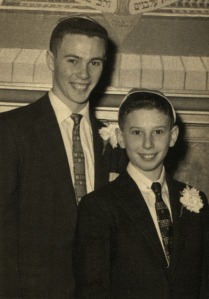 Robert and Jay Neugeboren as teenagers.
